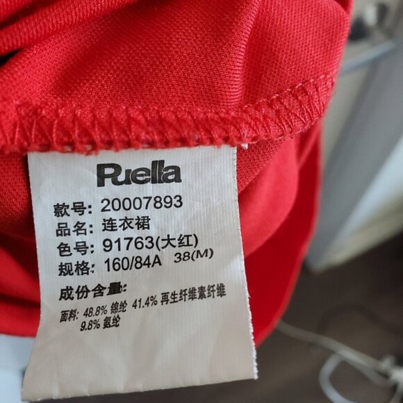 Puella Red "The Queen" T-shirt Dress Size M (38) - Picture 6 of 7